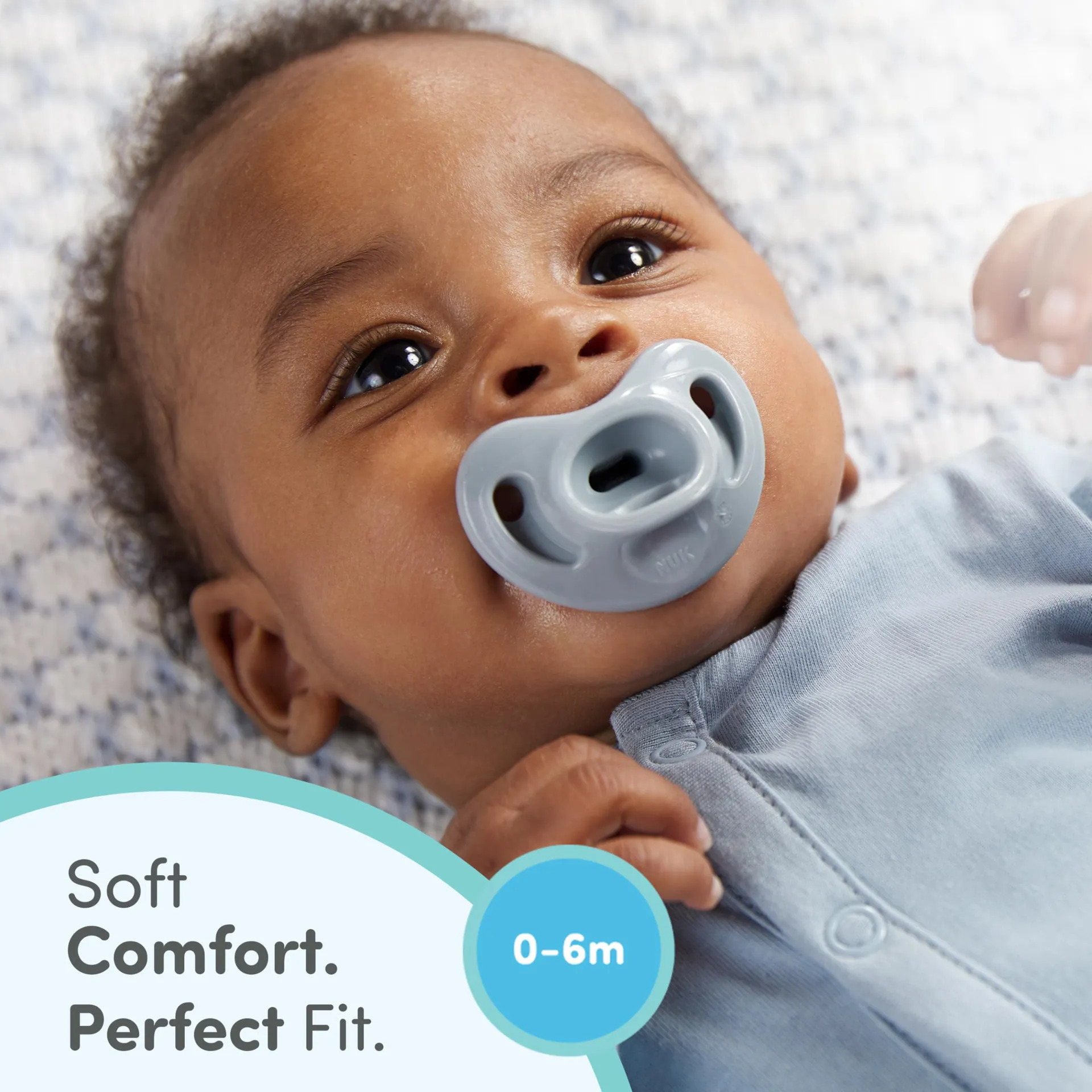Chupetas Ortodônticas Nuk Comfy De 0 A 6 Meses 5 Unidades 0-6 Meses - Imagem 2