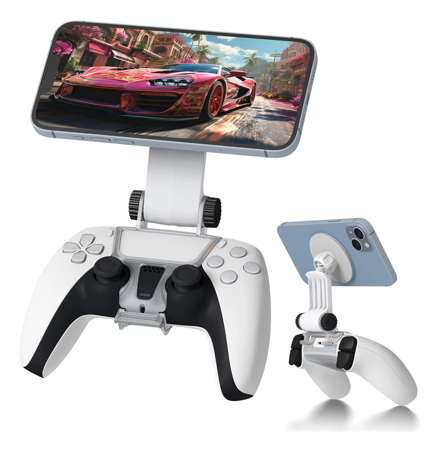 Magnetic Controller Phone Mount Clip For Ps5 Dualsense - Imagem 8