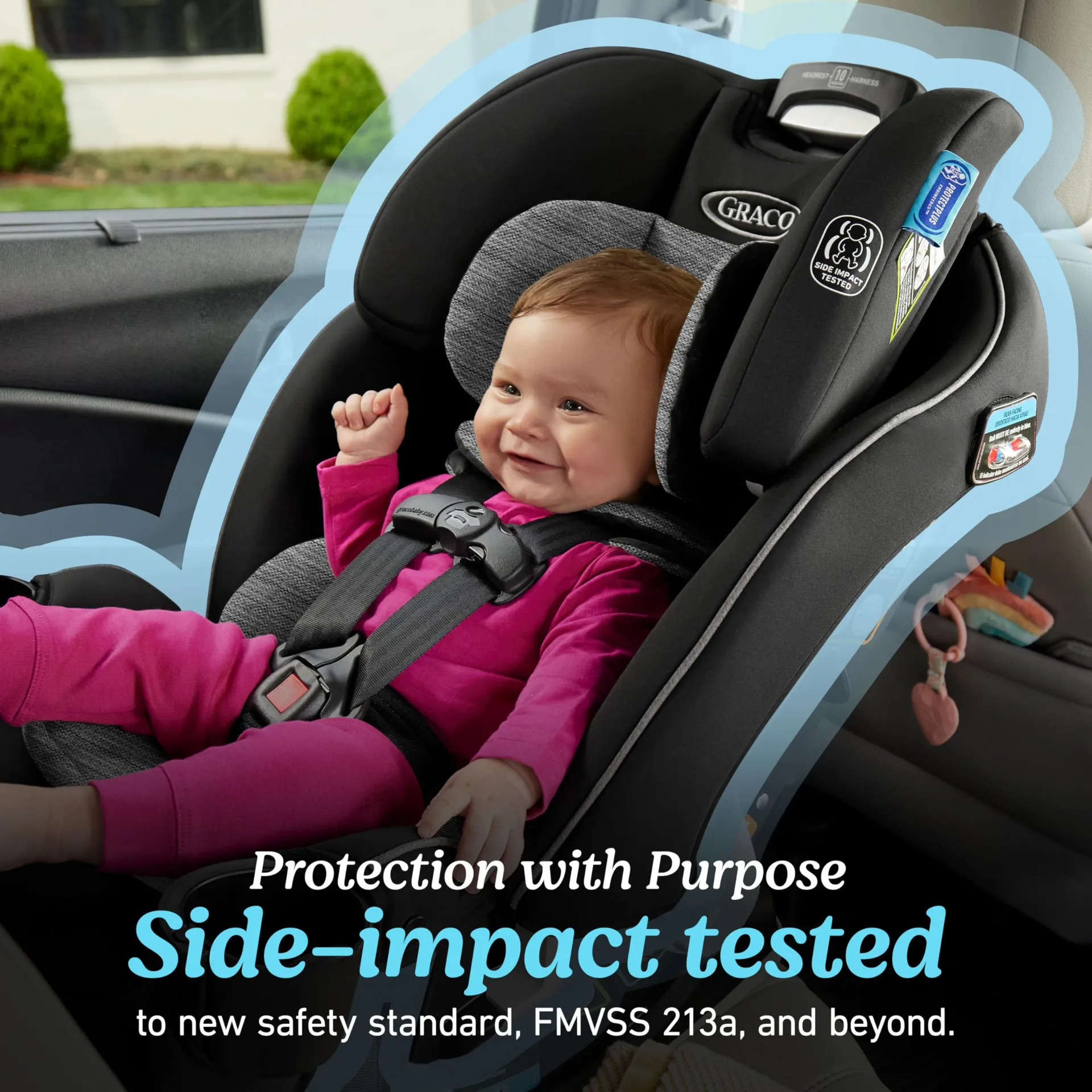 Cadeirinha De Carro Conversível 3 Em 1 Graco Slimfit - Sydney - Imagem 5