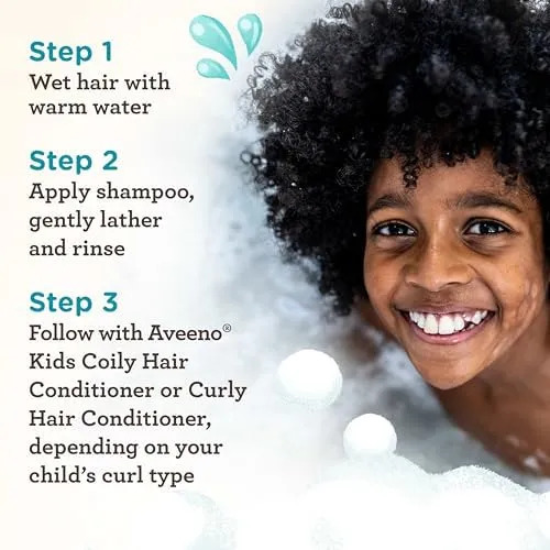 Aveeno Kids Shampoo Hidratante Cabelos Cacheados - Imagem 7