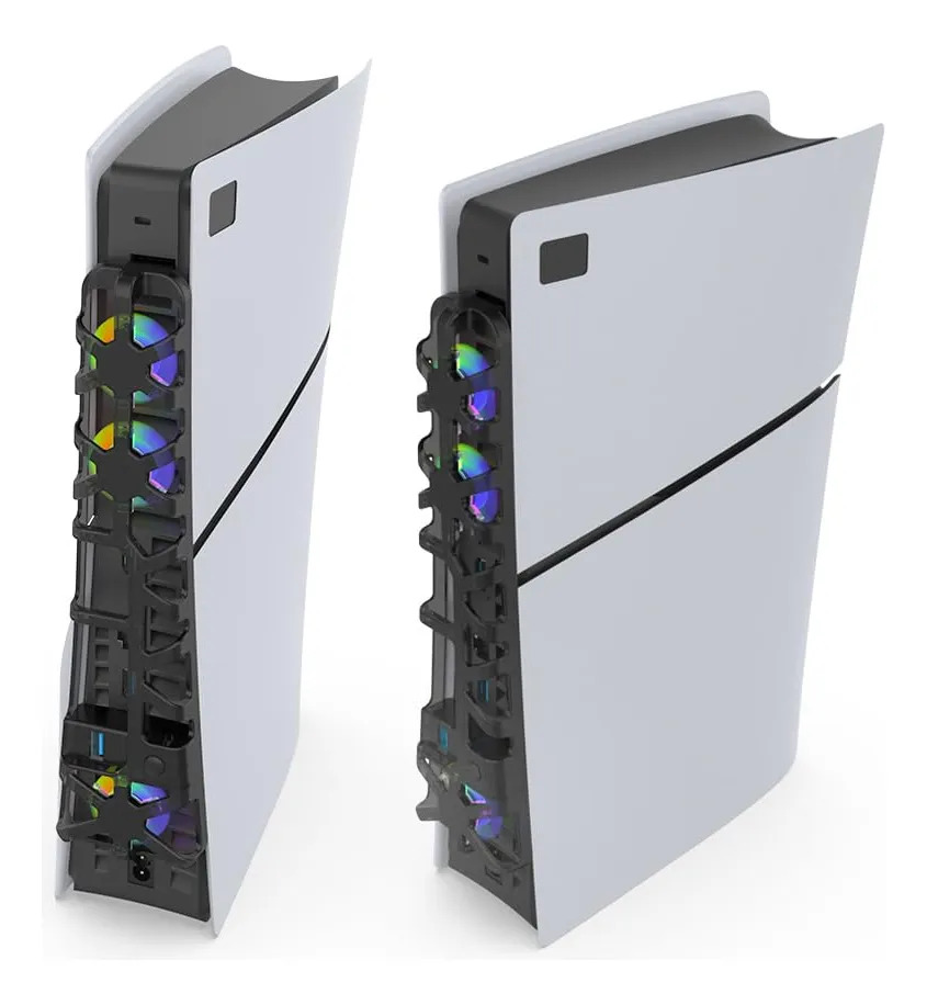 Ventoinha De Resfriamento Para Ps5 Slim Com Iluminação Rgb E - Imagem 9