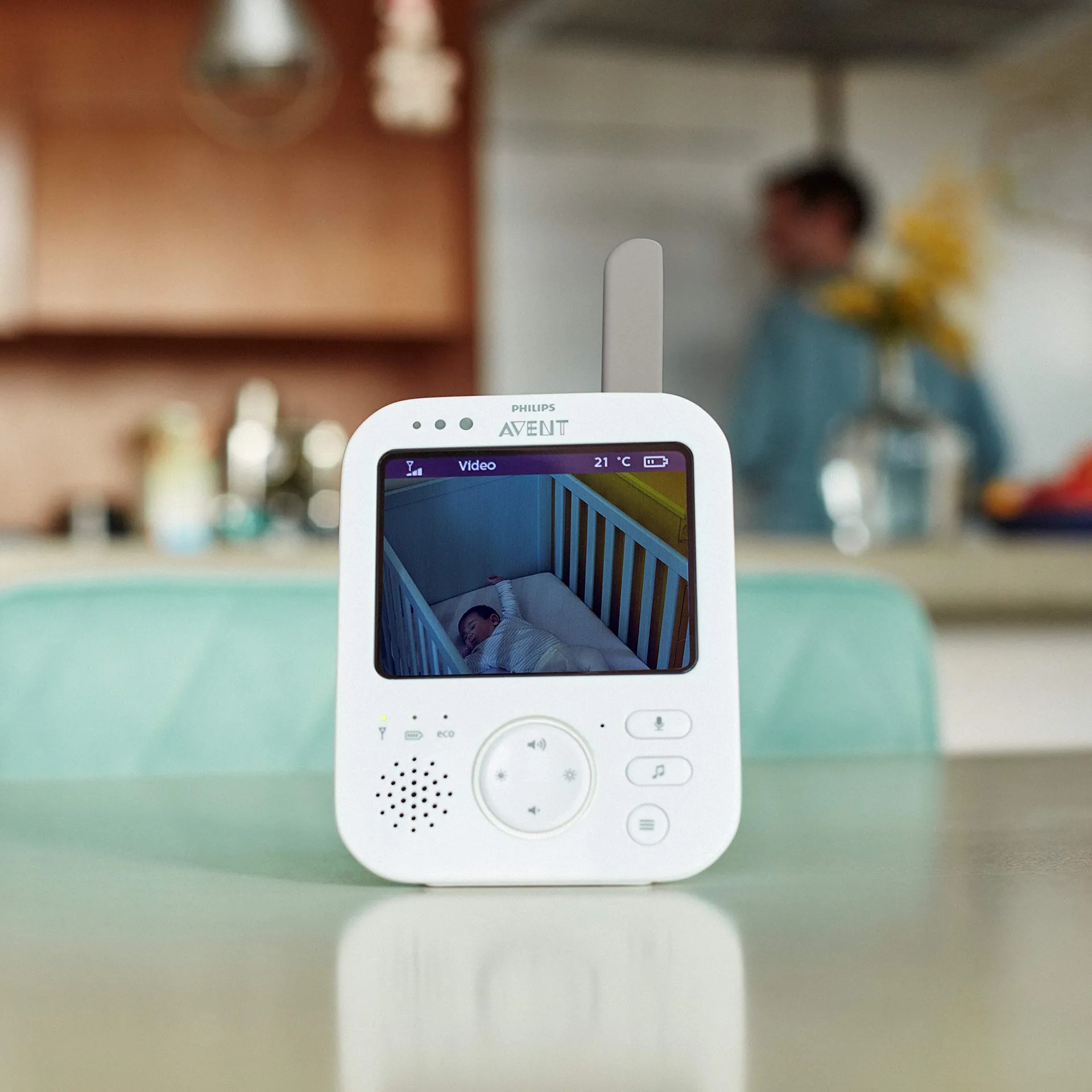 Monitor De Bebê Philips Avent Com Câmera E Áudio 127v - Imagem 5