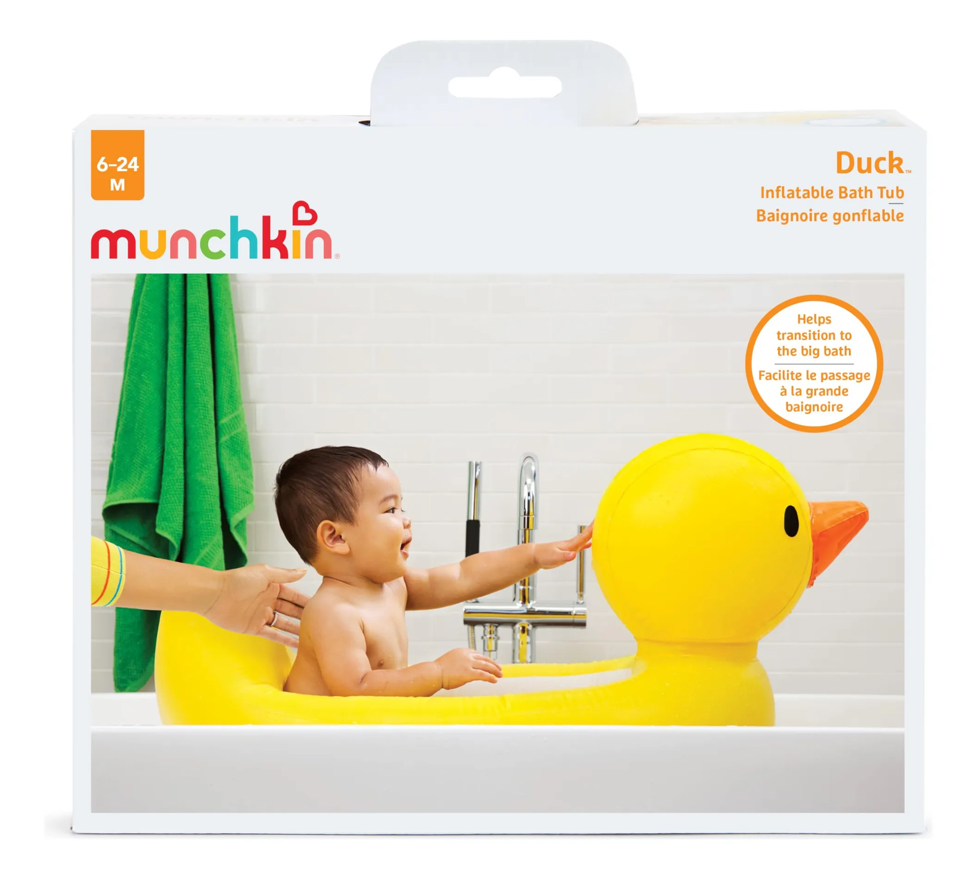 Banheira De Bebê Inflável Munchkin Duck Para Bebês - Imagem 5