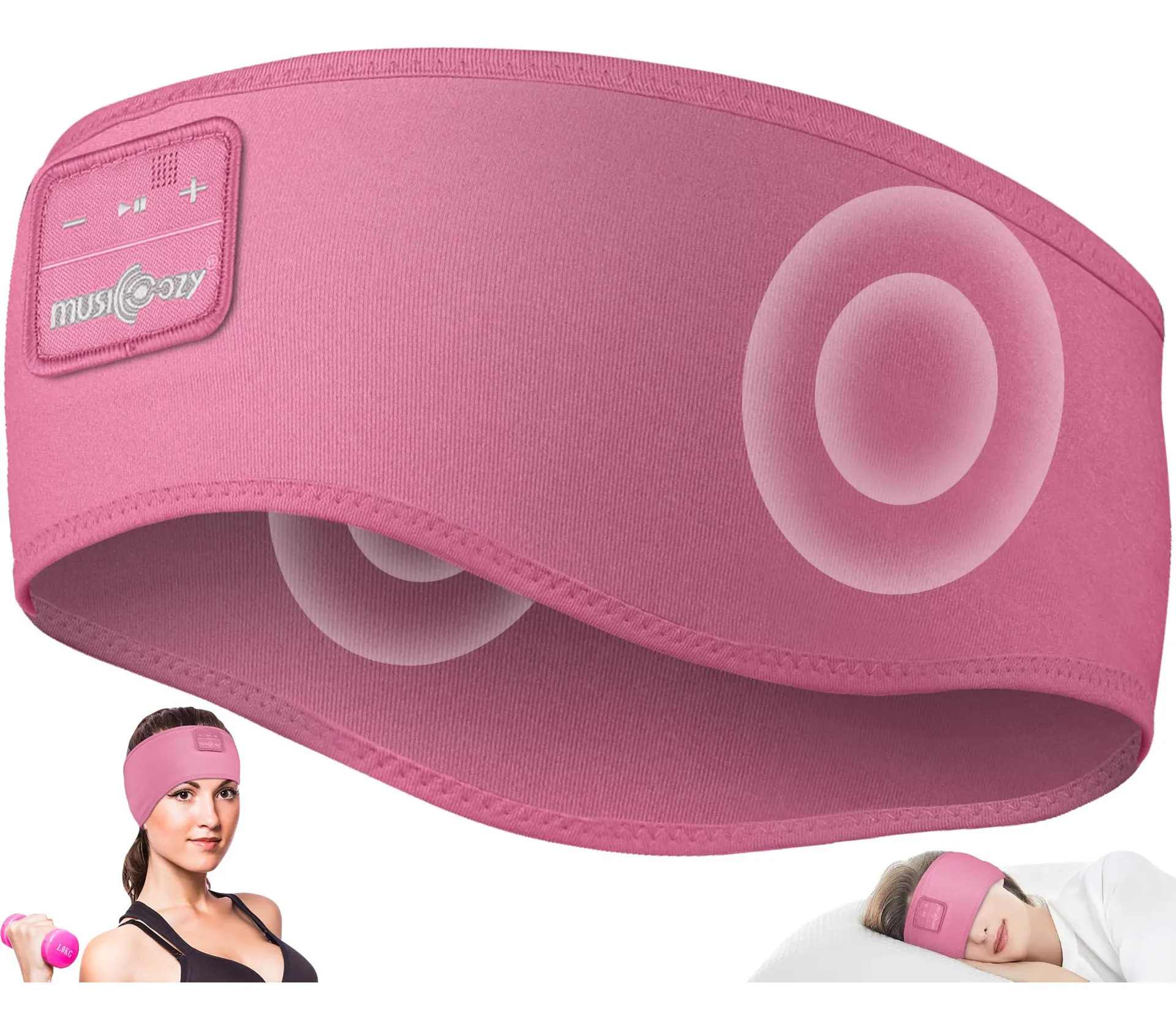 Banda De Fones De Ouvido Musicozy Bluetooth 5.4 Sleep Preto