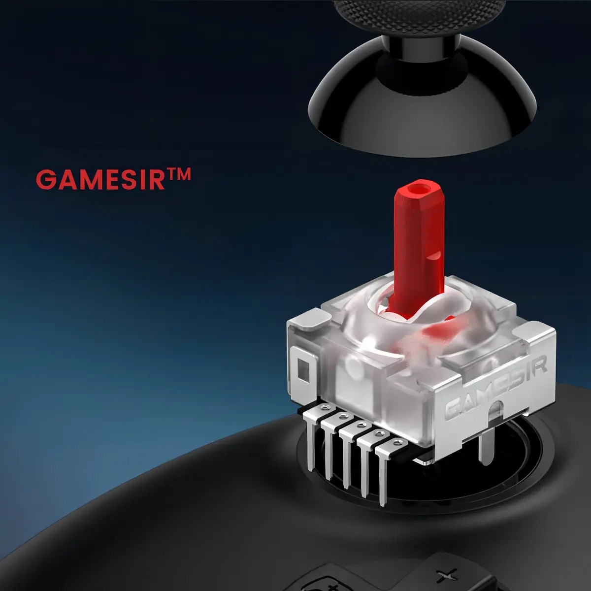 Controle GameSir G7 HE para Xbox One Series S X PC Joystick Hall Effect Vibração Ajustável Cor Preto - Imagem 8