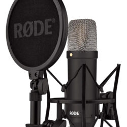Microfone de estúdio com condensador Rode NT1 Signatur - preto