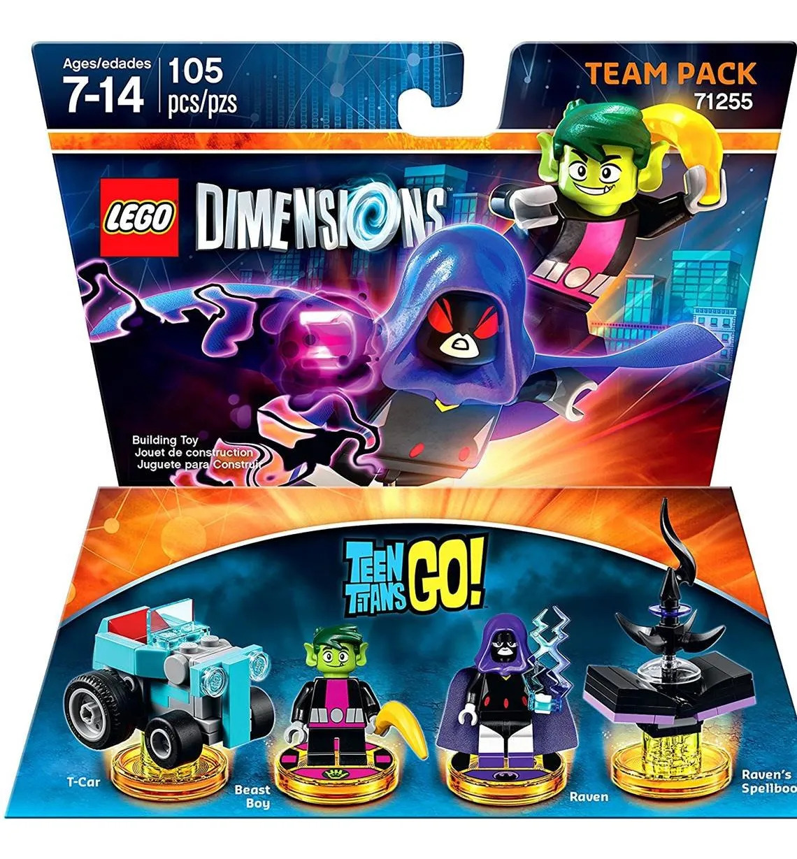 Lego Dimensions Pack Teen Titans Go Raven Beast Boy