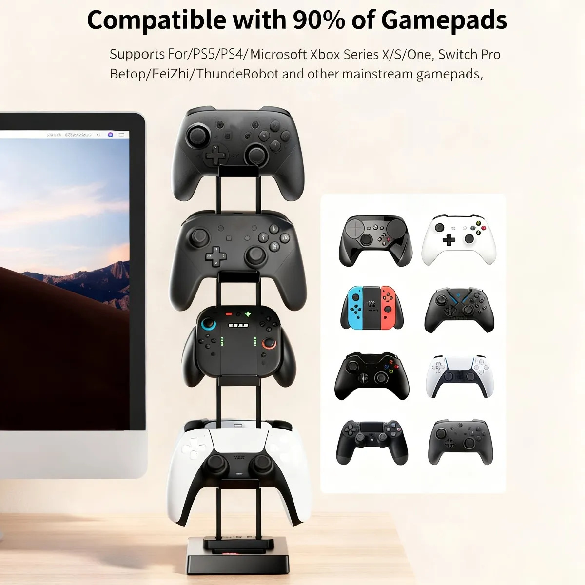 Suporte 4 Níveis Controles Headset Ps5 Xbox Switch - Imagem 5