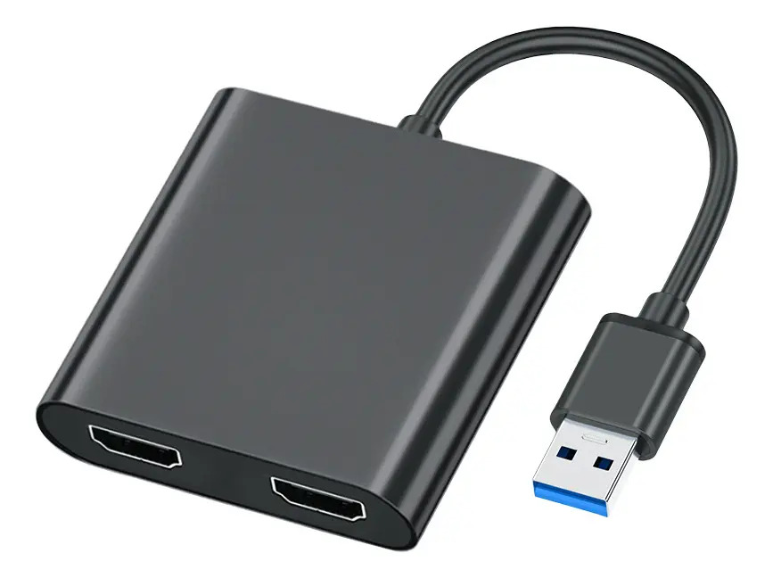 Adaptador Usb Para Dual Hdmi De Diferentes Exibições De Tela