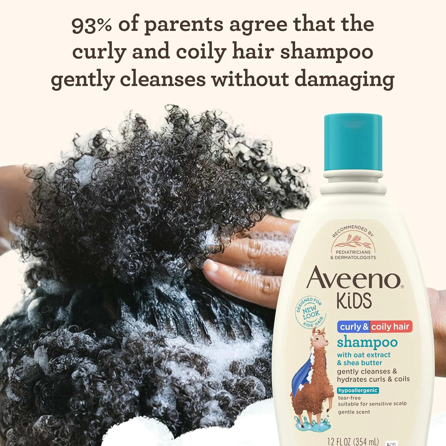 Aveeno Kids Shampoo Hidratante Cabelos Cacheados - Imagem 6