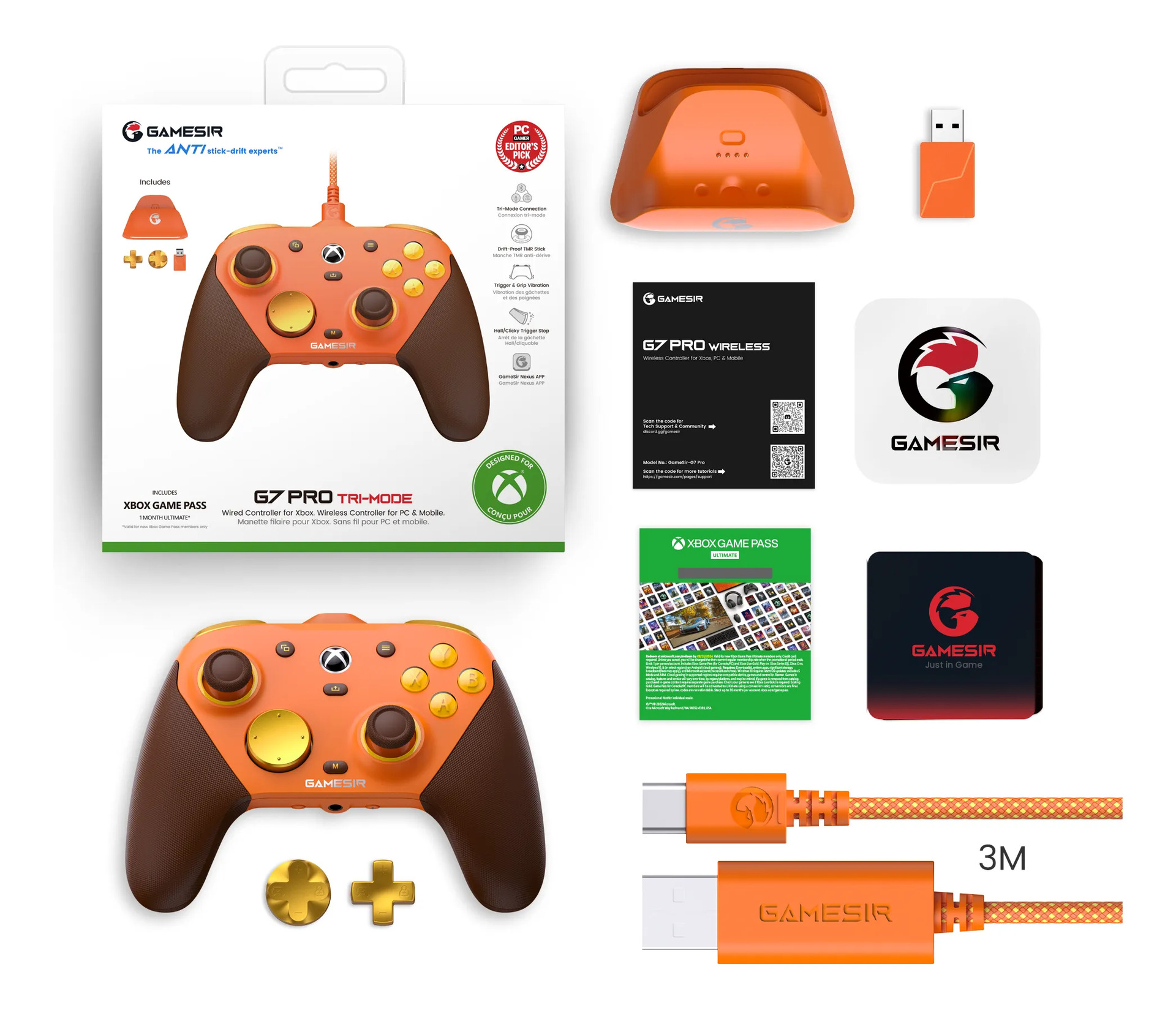 Controle Gamesir G7 Pro Para Xbox Pc Sem Fio - Imagem 20
