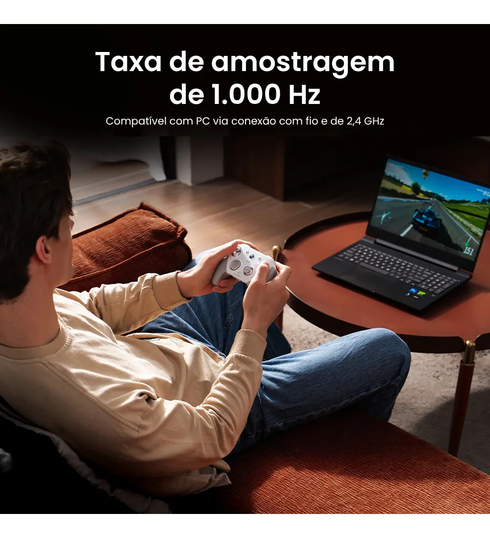 Controle Gamesir G7 Pro Xbox Pc Android Com Dock Hall Rgb Cor Preto - Imagem 6