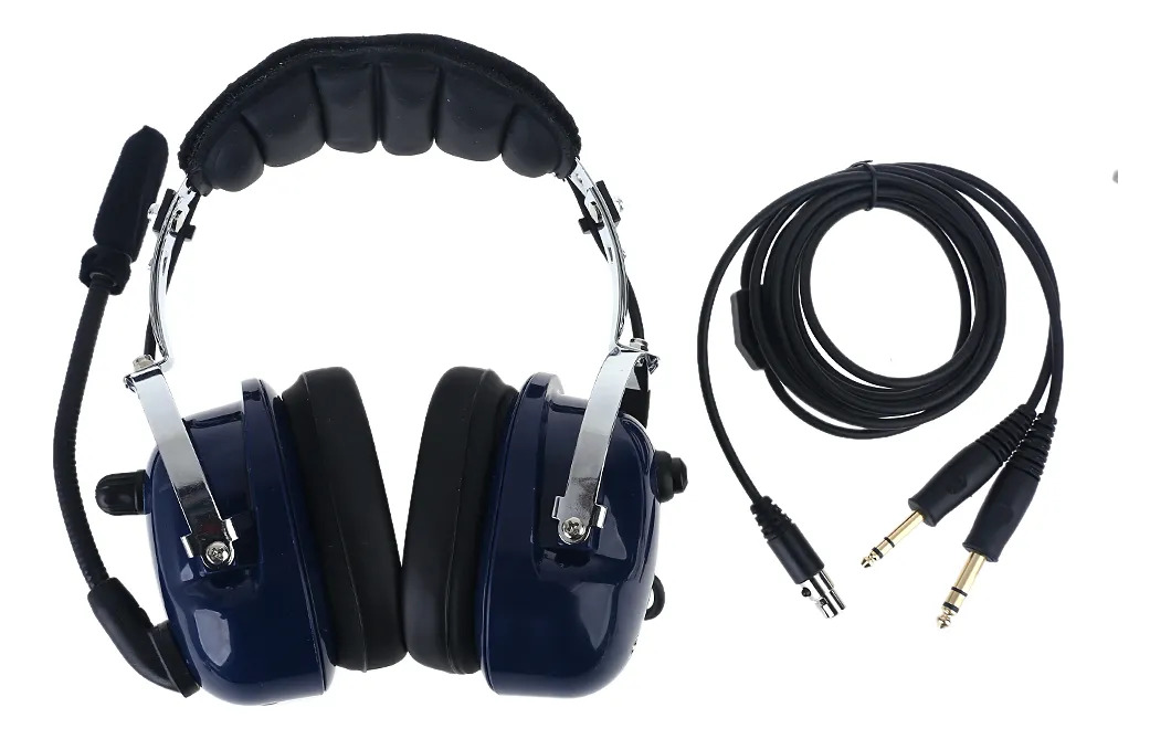 Fone De Ouvido Air Ra200 Aviation Ga Dual Plugs Stereo Mono