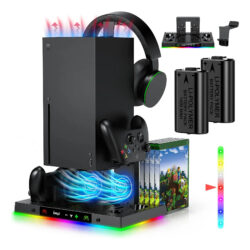 Suporte Refrigerado Auarte Para Xbox Series X Com 2 Baterias