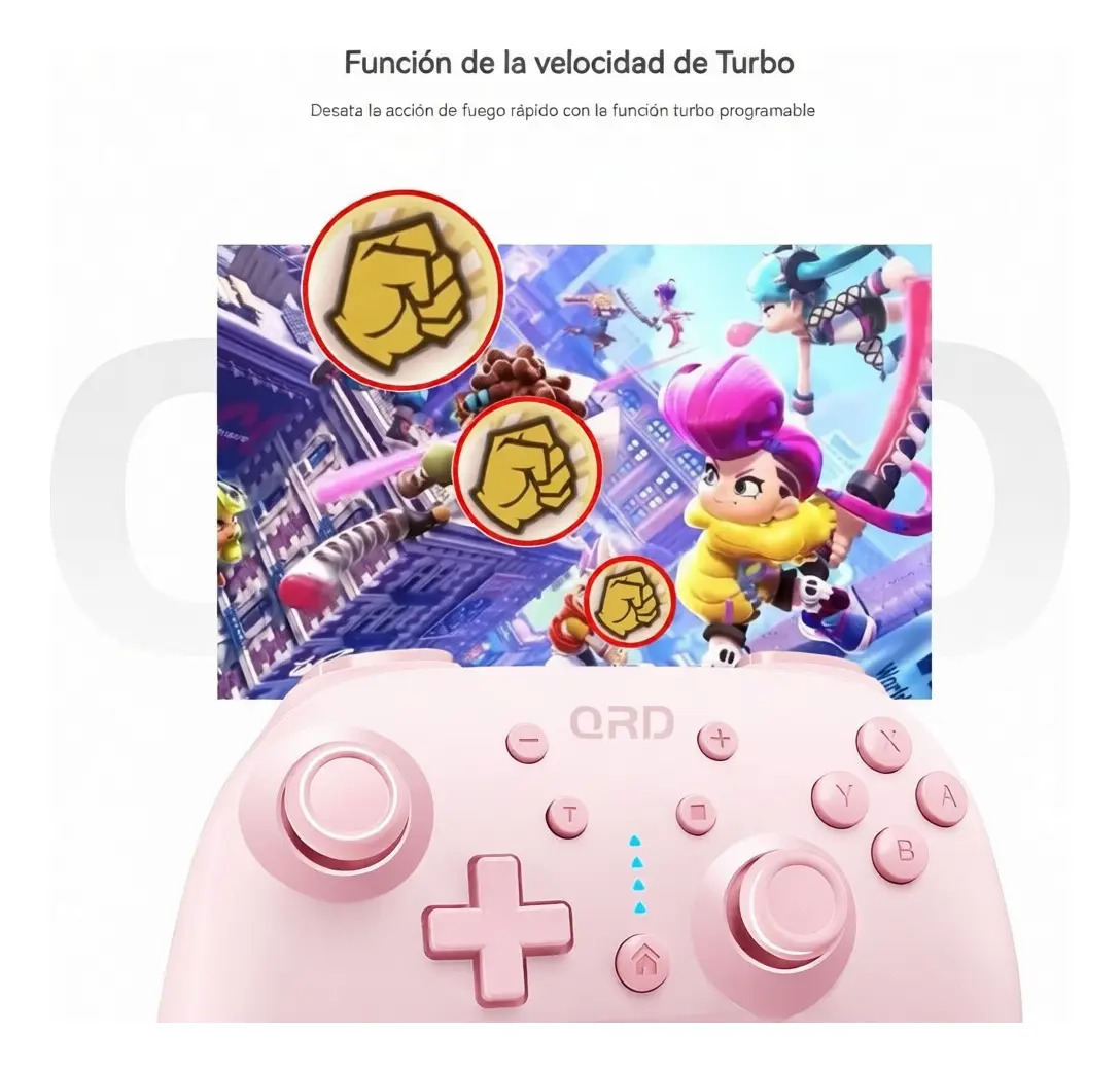 Mini Controlador De Jogos Qrd Junior E5 Para Meninas Joysti - Imagem 7