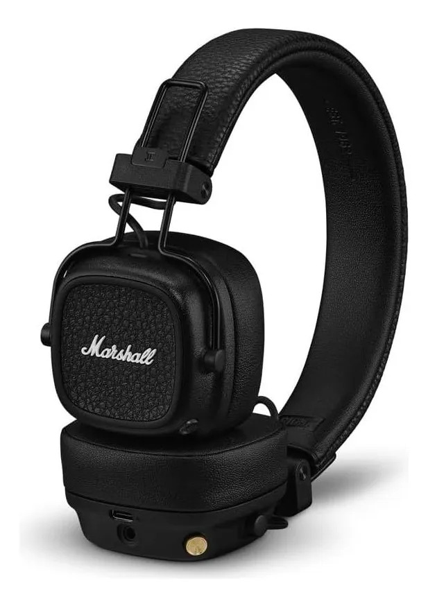Fones De Ouvido Supra-aurais Bluetooth Marshall Major V Preto