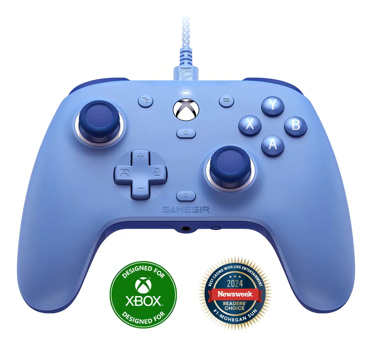 Controle Gamesir G7 Se Com Fio Para Xbox One Series S X Pc Hall Effect Botões Mecânicos Cor Azul - Imagem 2