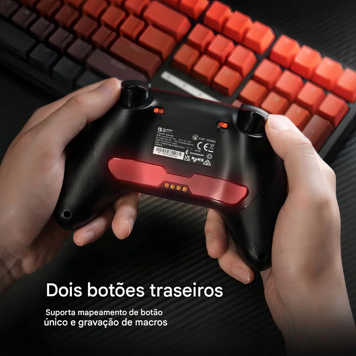 Controle Gamesir Nova Lite 2 Sem Fio Pc Switch Celular Hall - Branco - Imagem 9