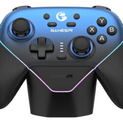 Controle Gamesir Super Nova Sem Fio Para Pc Switch iOS Android Celular Hall Effect Anti Drift RGB Preto