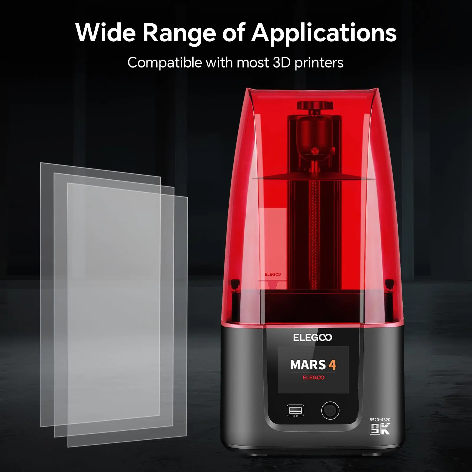 Filme Linear Fep Release Elegoo Mars 4/5/5 Ultra Resin 3d Pr - Imagem 5