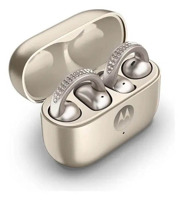 Fone de Ouvido Motorola Moto Buds Loop by Bose Dourado com Tecnologia TWS - Imagem 6