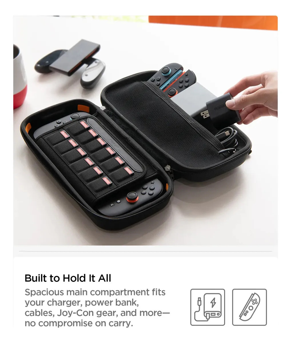 Capa Spigen Rugged Armor Pro Para Nintendo Switch 2 2025 - Imagem 3