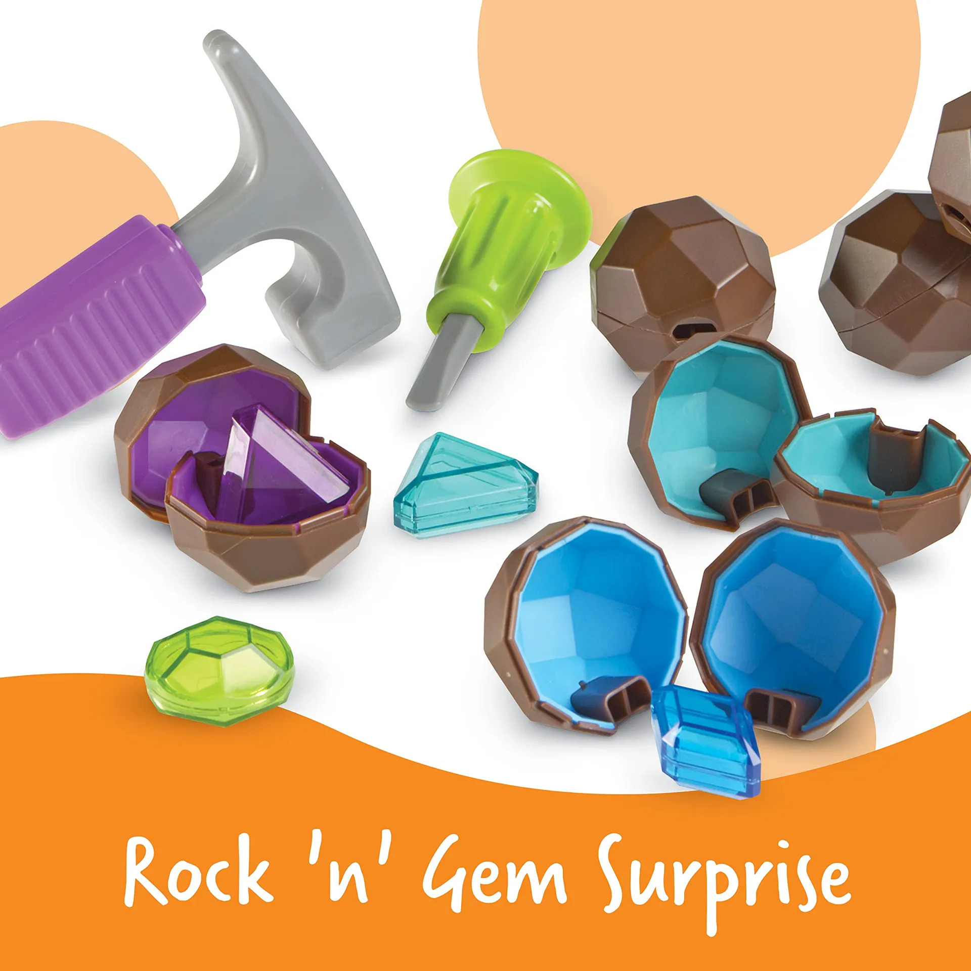 Recursos De Aprendizagem Rock "n Gem Surprise Educational To Laranja - Imagem 5
