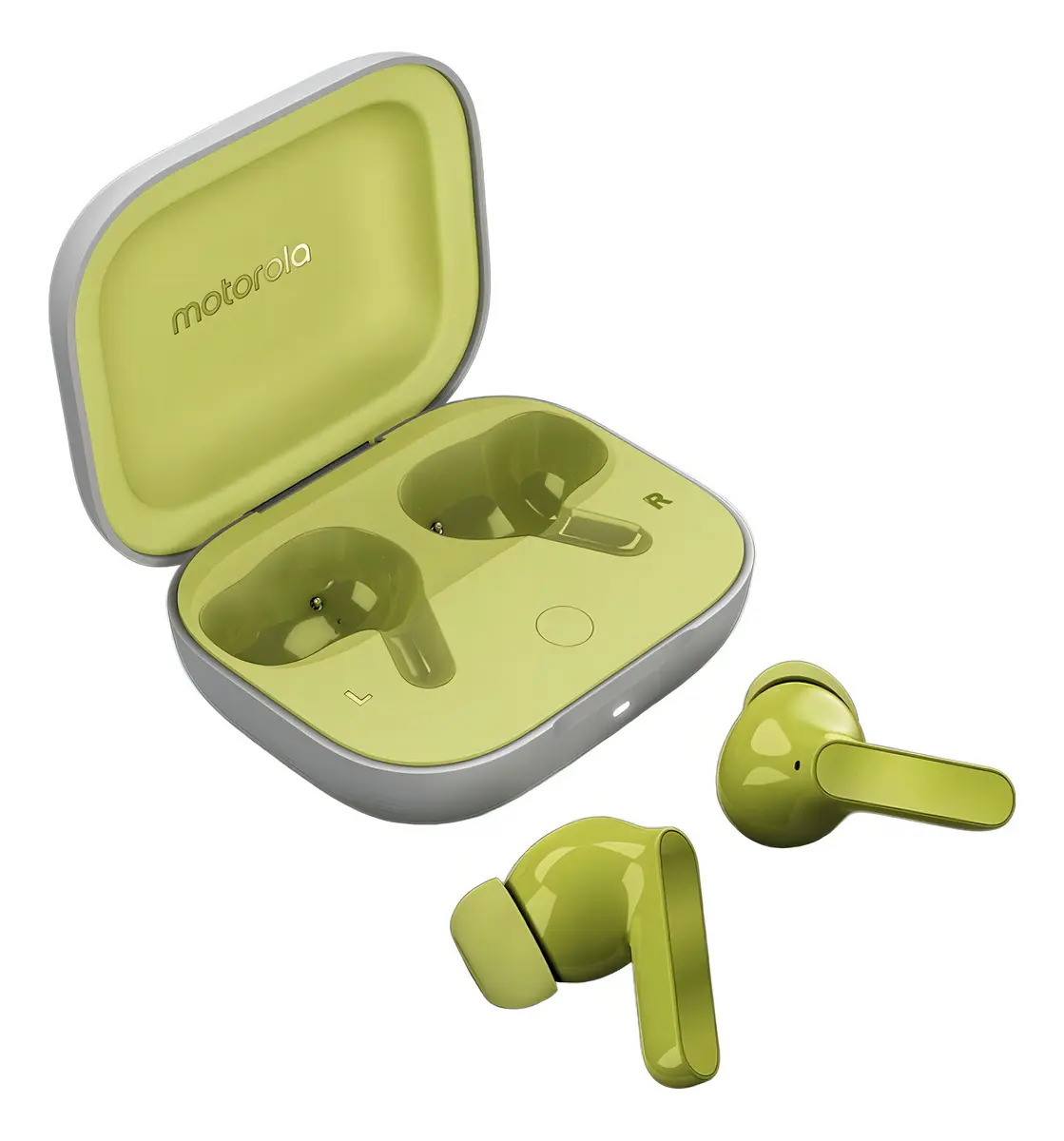 Fones de ouvido Bluetooth Motorola Buds Xt2443-1 2024 cor: verde verde luz azul luz - Imagem 3