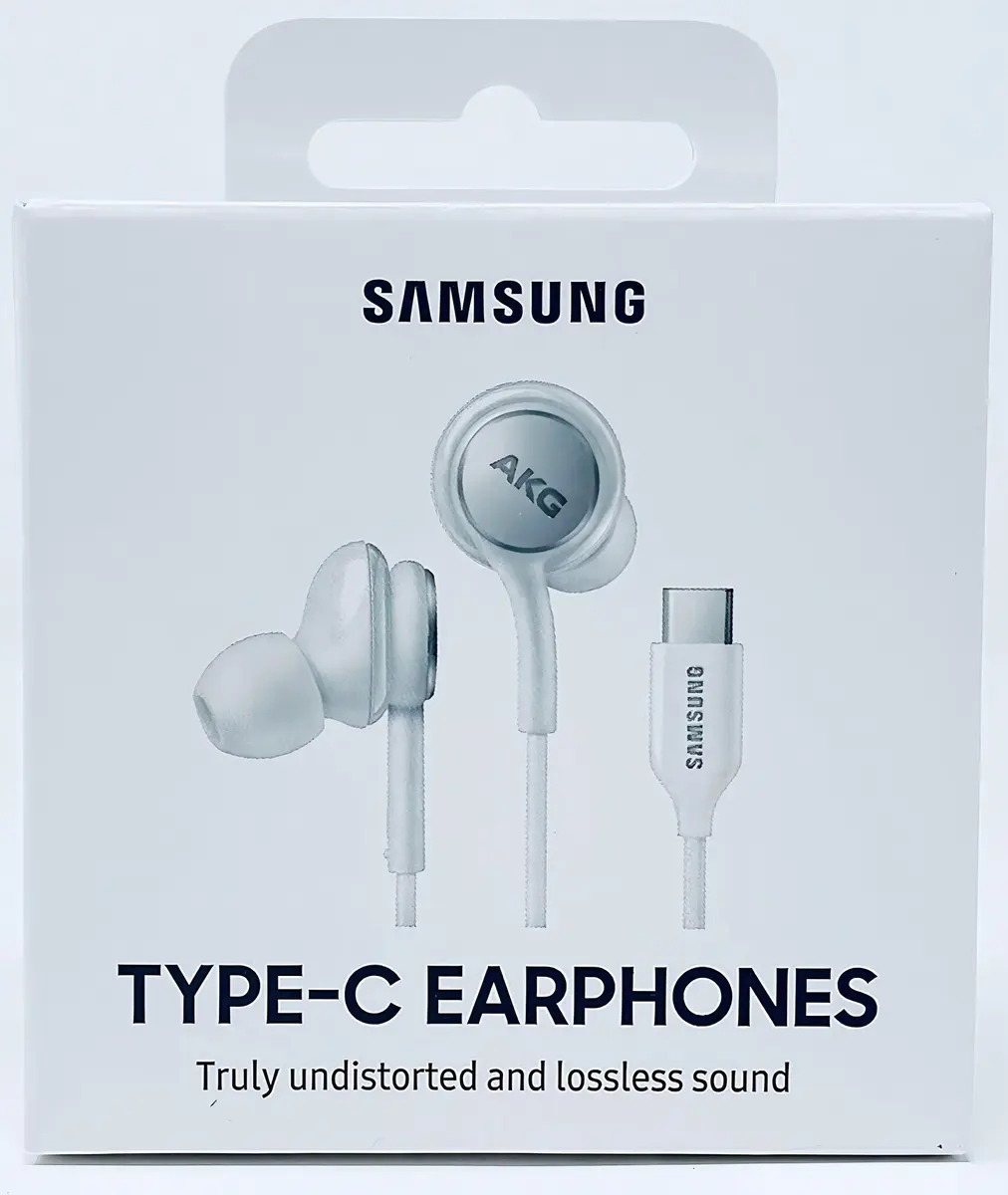 Fones de ouvido Samsung By Akg Original Type C Note 20 S20 Ultra White - Imagem 6