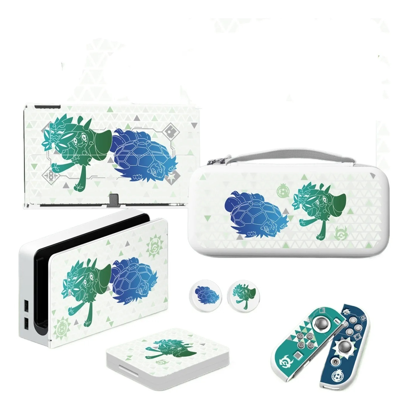 Switch Oled Kit Pokémon Z-a Estojo Capa E Caixa De Jogos - Imagem 14