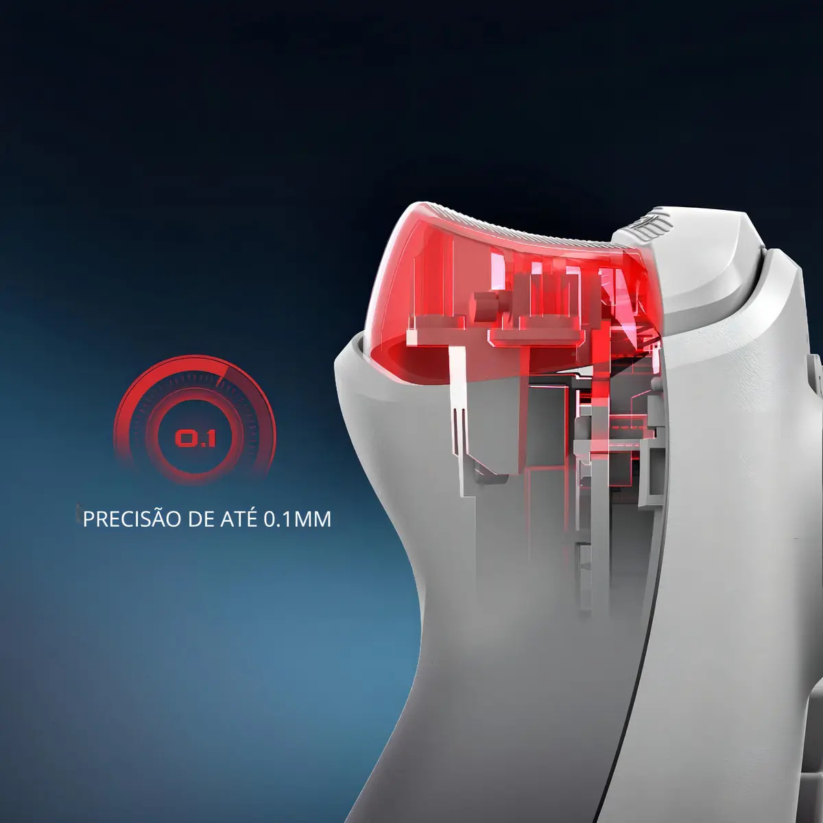 Controle GameSir G7 HE para Xbox One Series S X PC Joystick Hall Effect Vibração Ajustável Cor Branco - Imagem 6