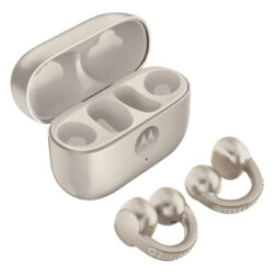 Fone de Ouvido Motorola Moto Buds Loop by Bose Dourado com Tecnologia TWS