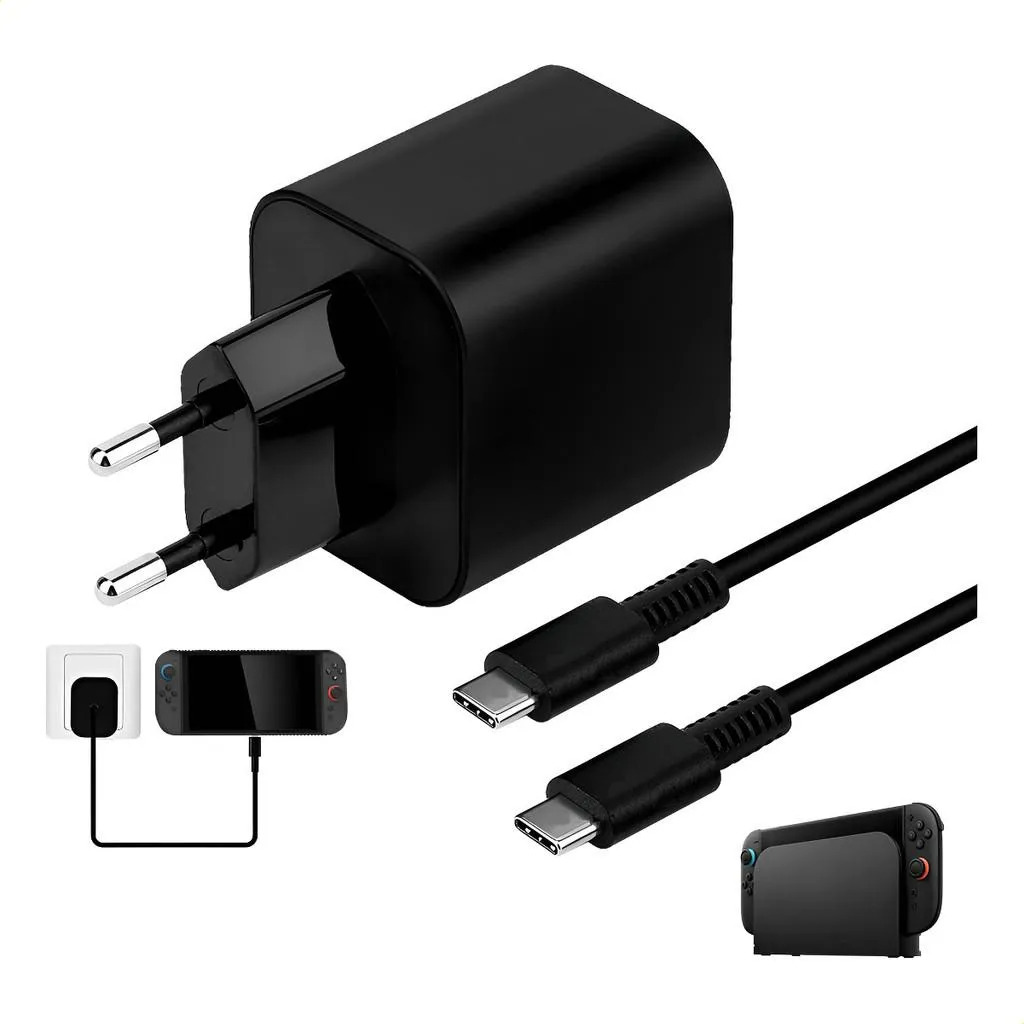Adequado Para Uso Com O Carregador Switch 2 Ac 60w Eu - Imagem 2