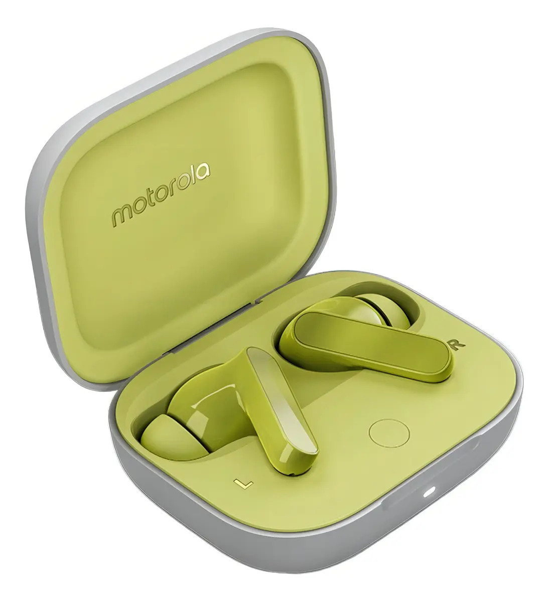 Fones de ouvido Bluetooth Motorola Buds Xt2443-1 2024 cor: verde verde luz azul luz - Imagem 2