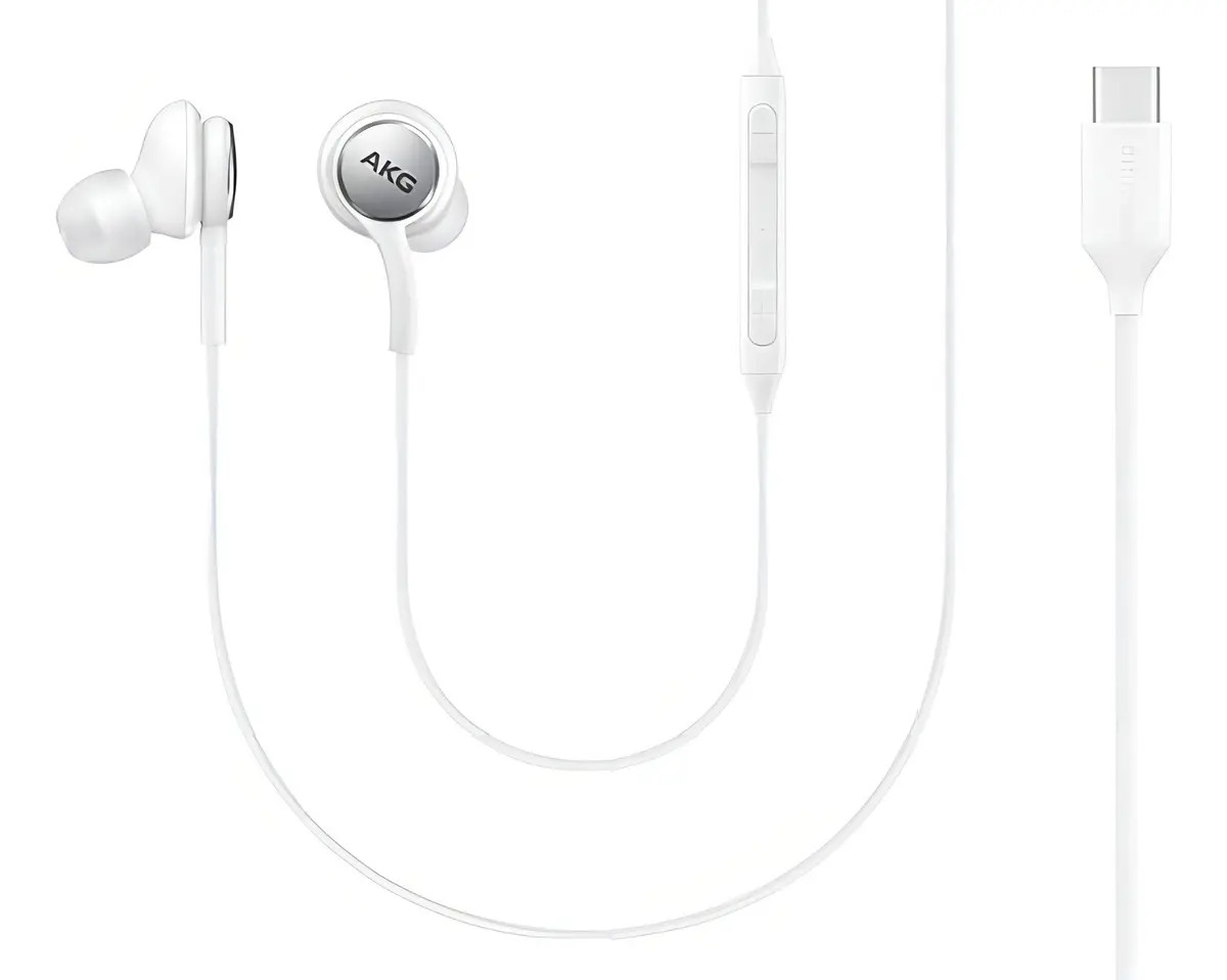 Fones de ouvido Samsung By Akg Original Type C Note 20 S20 Ultra White - Imagem 4
