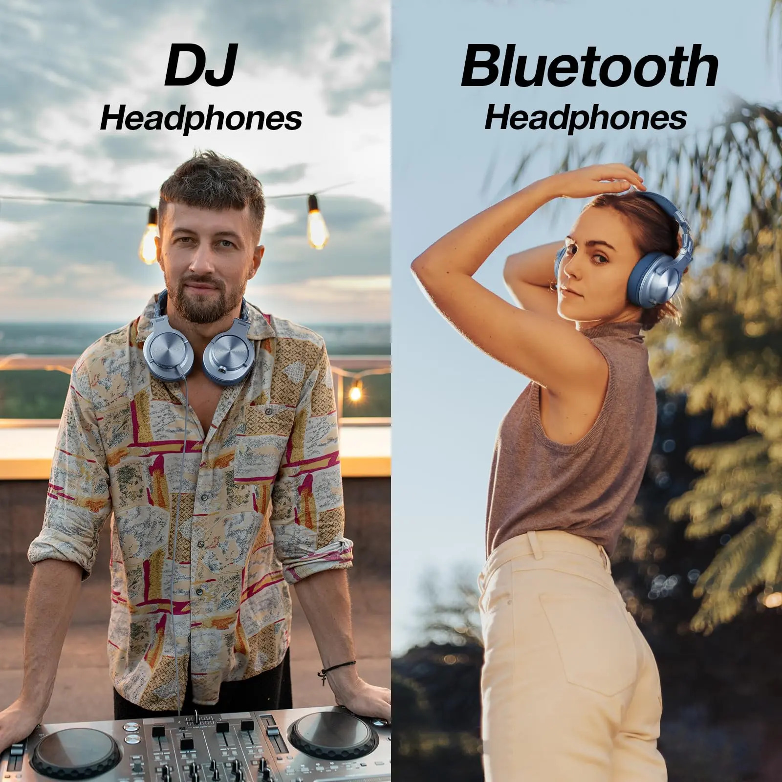 Fones De Ouvido Oneodio A70 Bluetooth Over Ear Com 72h De Te - Imagem 5