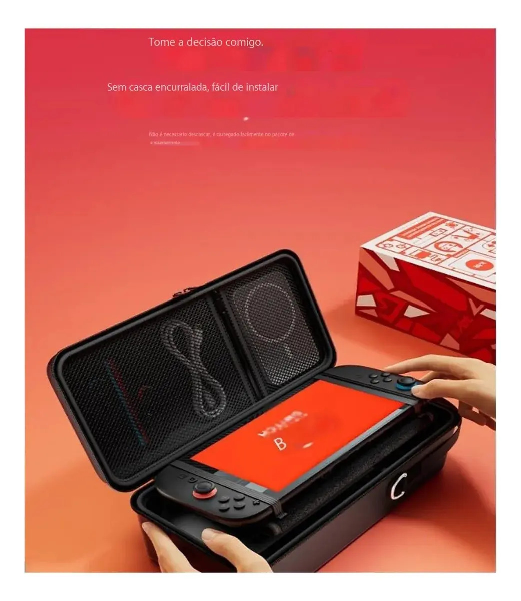 B Mp Case Para Switch 2 Tema Zelda Eva Suporte E Alta B005 - Imagem 4