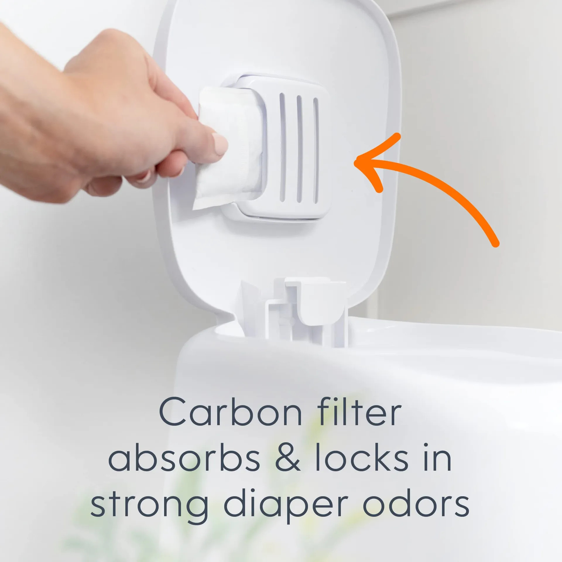 Balde Completo Diaper Genie Com Controle De Odor - Branco - Imagem 5