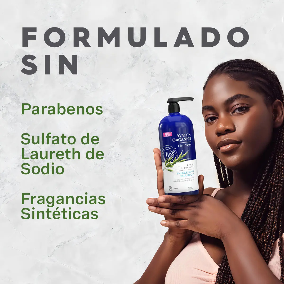Avalon Organics Therapy: Espessamento Do Complexo B De Bioti - Imagem 7