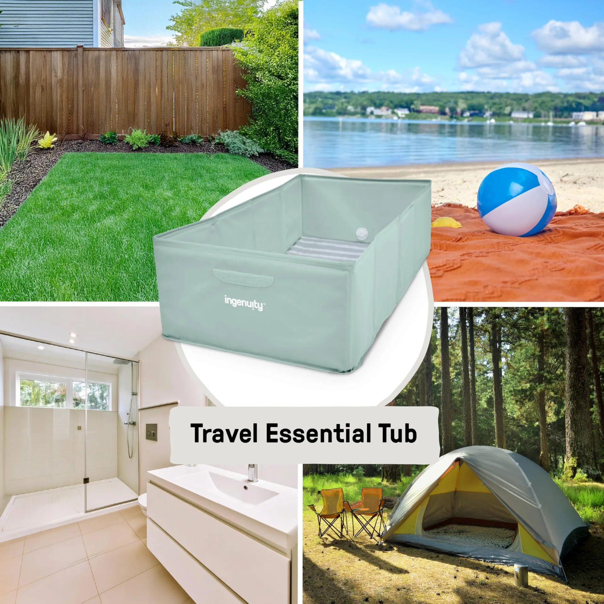 Banheira Dobrável Ingenuity Tuckaway Toddler - Banheira Port - Imagem 6