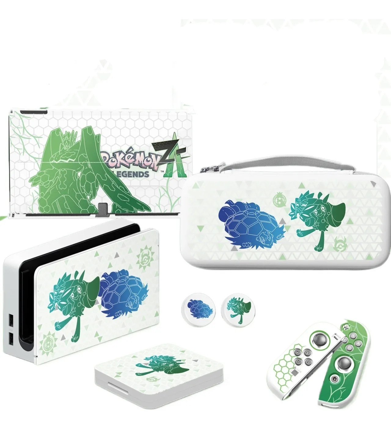 Switch Oled Kit Pokémon Z-a Estojo Capa E Caixa De Jogos - Imagem 11