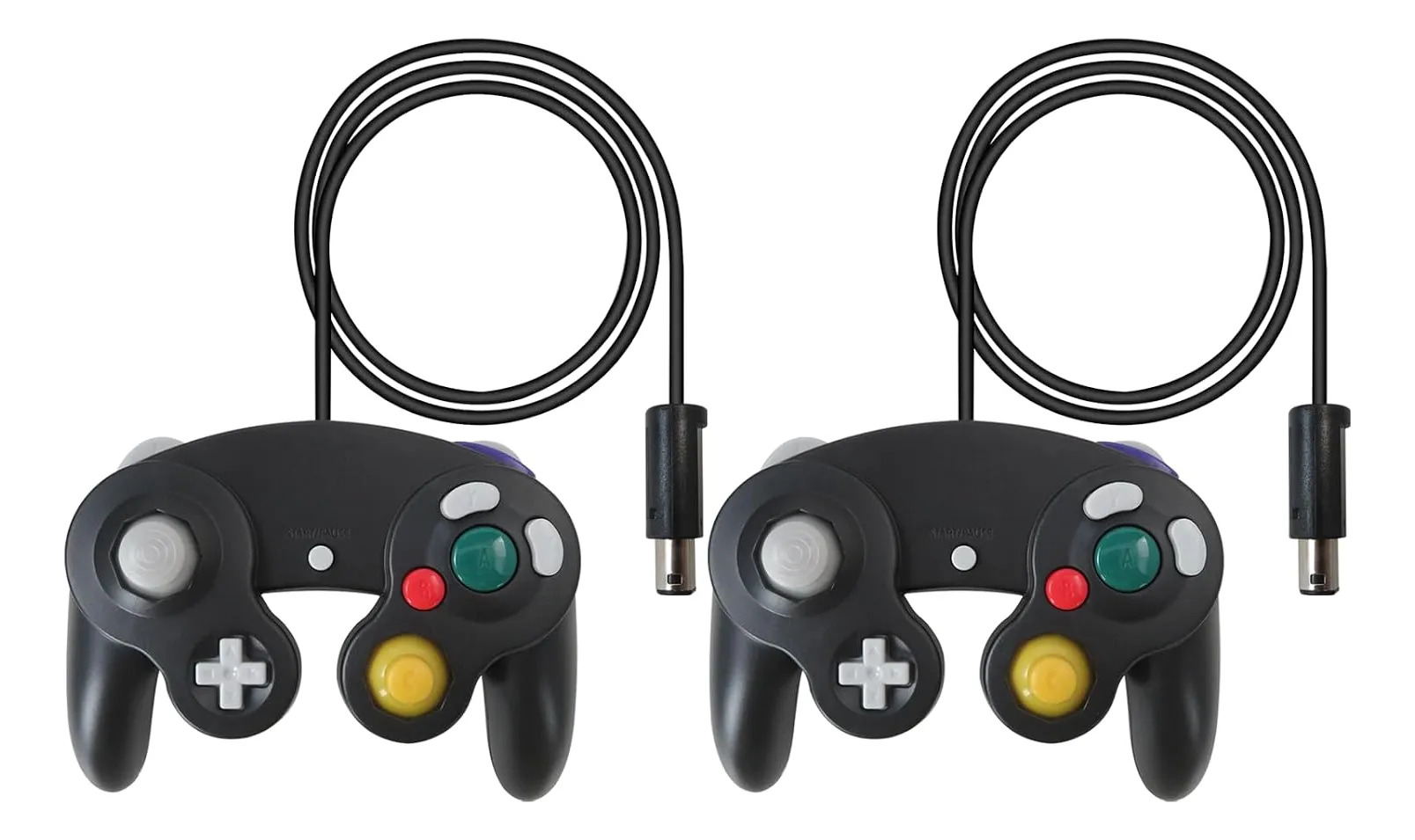 . Pacote Com 2 Controles Com Fio Para Gamecube Frhshb .w