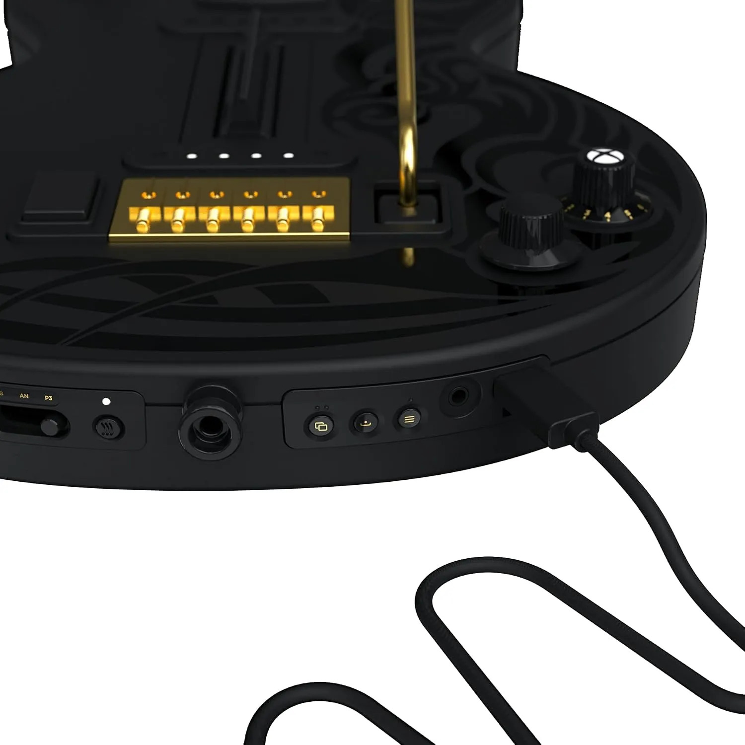 Controlador De Guitarra Crkd Gibson Les Paul Tribal Negro - Imagem 5