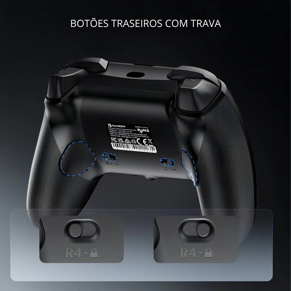 Controle GameSir G7 SE com Fio para Xbox One Series S X PC Hall Effect Botões Mecânicos Cor Preto - Imagem 5
