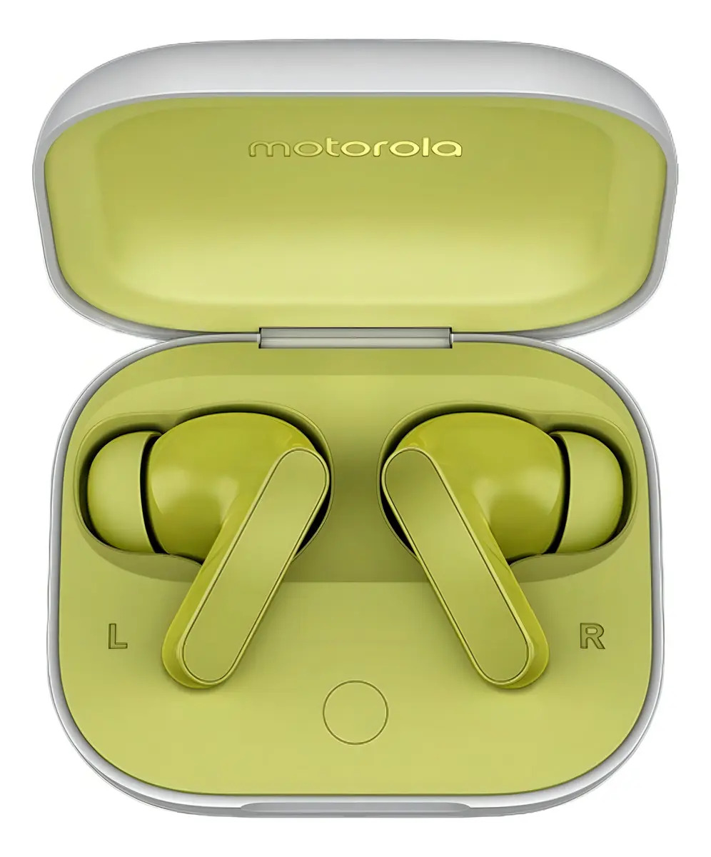 Fones de ouvido Bluetooth Motorola Buds Xt2443-1 2024 cor: verde verde luz azul luz