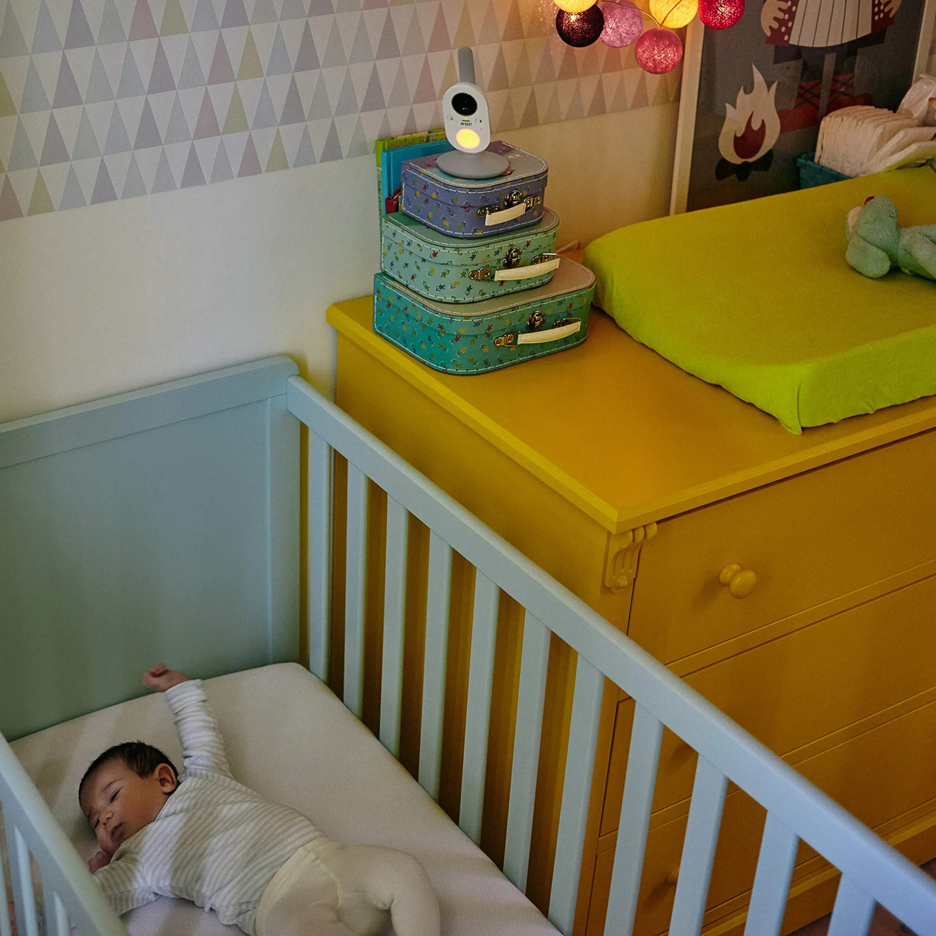 Monitor De Bebê Philips Avent Com Câmera E Áudio 127v - Imagem 7