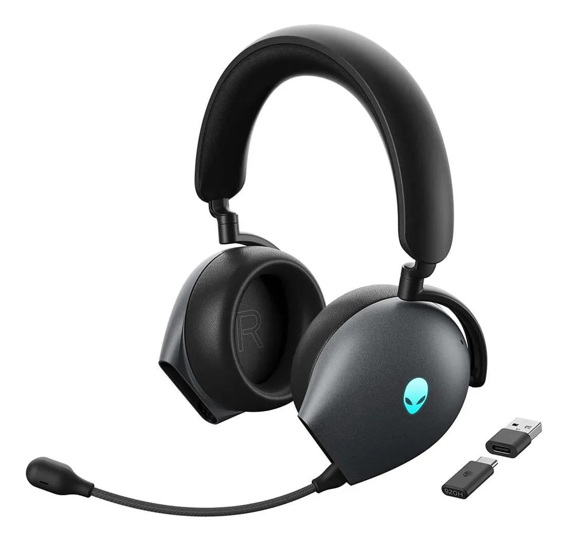Fone De Ouvido Sem Fio Para Jogos Alienware Aw920h Blanco
