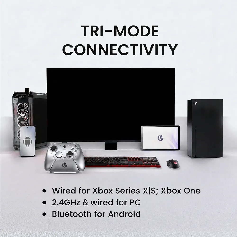 Controle Com Fio Gamesir G7 Pro Para Xbox Prata - Imagem 2