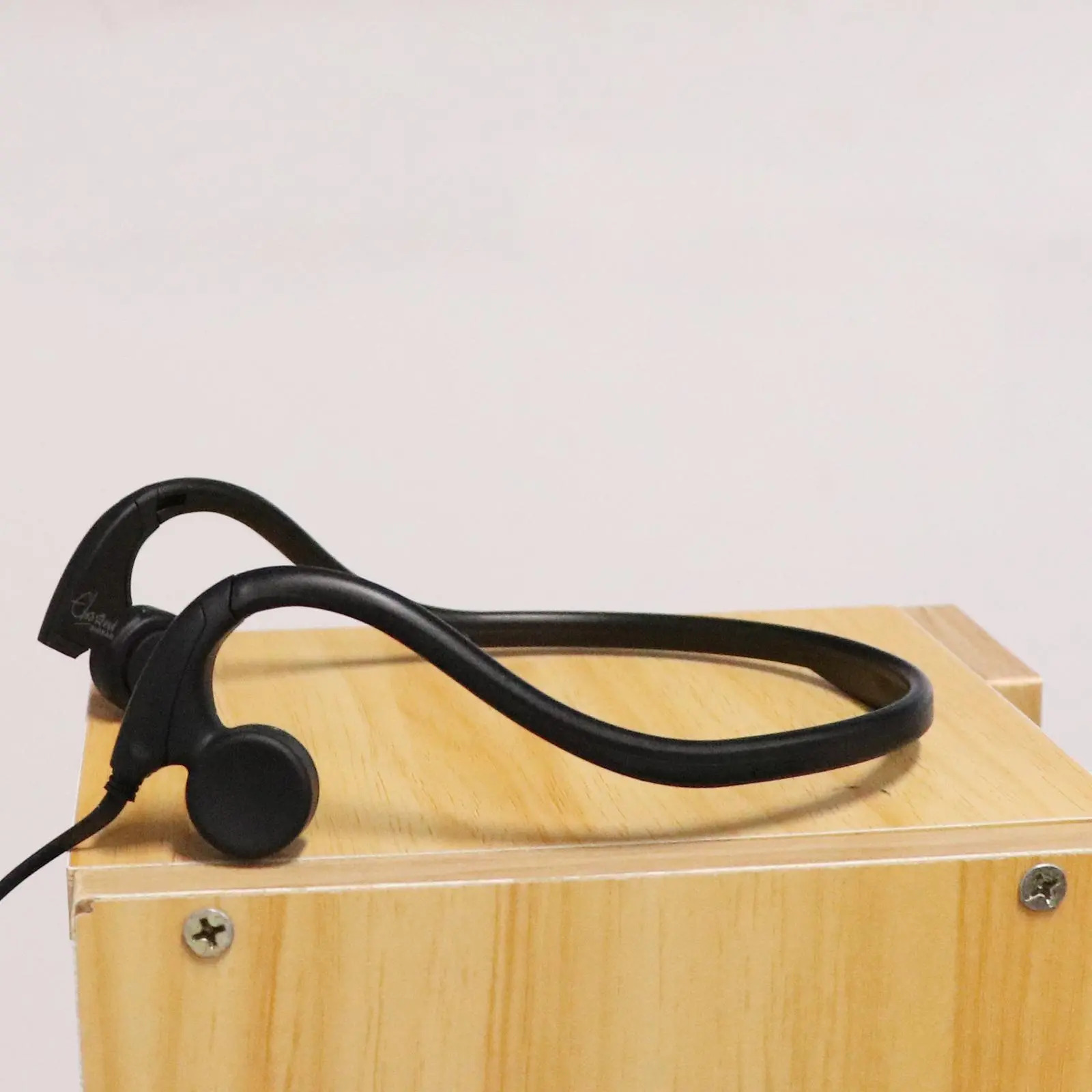 Fone De Ouvido Com Fio De Condução Óssea Controle De Voz - Imagem 3