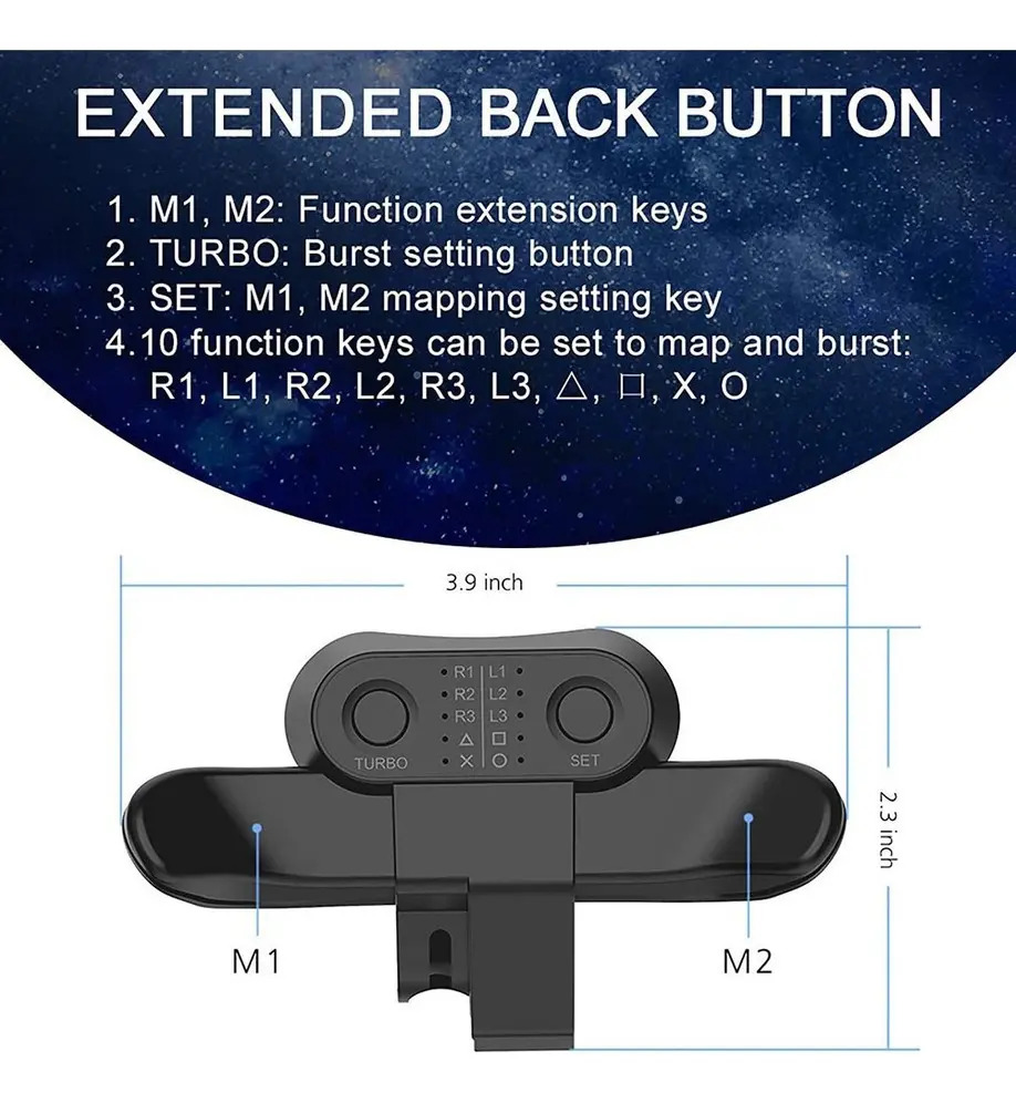 Strike Pack Para Controlador Ps4 Acessório De Botão Traseir - Imagem 4